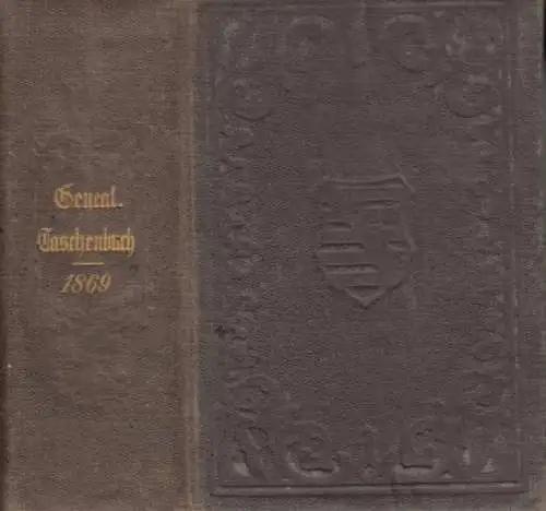 Buch: Gothaisches Genealogisches Taschenbuch 1869. 1869, Justus Perthes