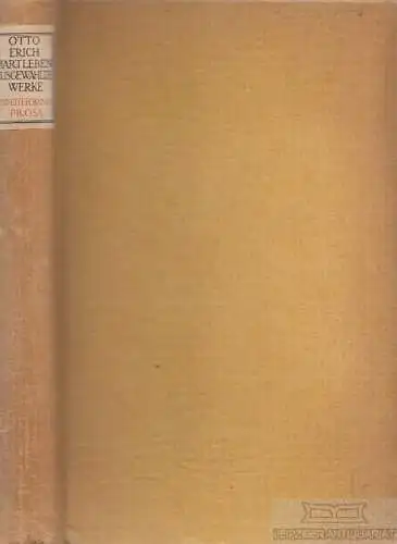 Buch: Ausgewählte Werke in drei Bänden Zweiter Band: Prosa, Hartleben. 1919