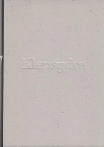 Buch: Stanislaw Drozdz - Klepsydra, Galeria 86, Lodz, 2007, Exemplar Nr. 48/99