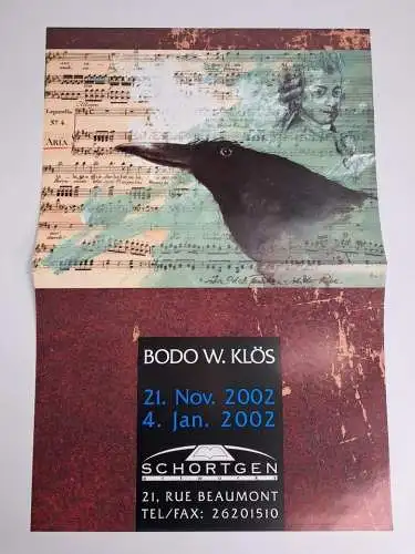 Buch: Bodo W. Klös - Werkverzeichnis der Radierungen. Inkl. Plakat & Radierung