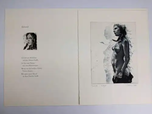 Buch: Bodo W. Klös - Werkverzeichnis der Radierungen. Inkl. Plakat & Radierung