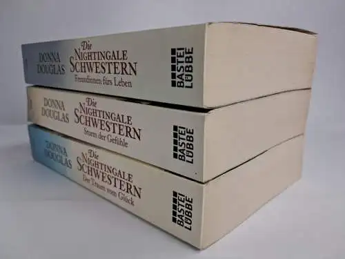 3 Bücher Die Nightingale-Schwestern, Donna Douglas, Bastei Lübbe, 3 Bände