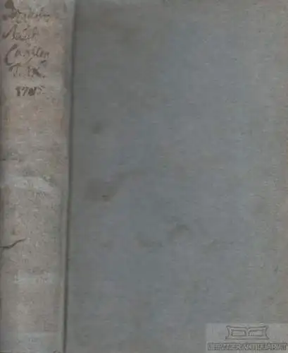 Buch: Teutsche Staatskanzley, Reuß, D. Johann August. 1785, IX. Theil