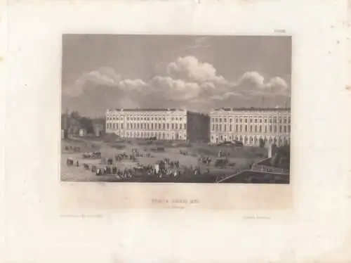 Place Louis XVI in Paris. aus Meyers Universum, Stahlstich. Kunstgrafik,  266216