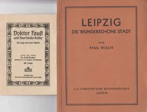 Buch: Leipzig. Die wunderschöne Stadt, Wolff, Paul, 48 Bilder, Hinrichs, Leipzig