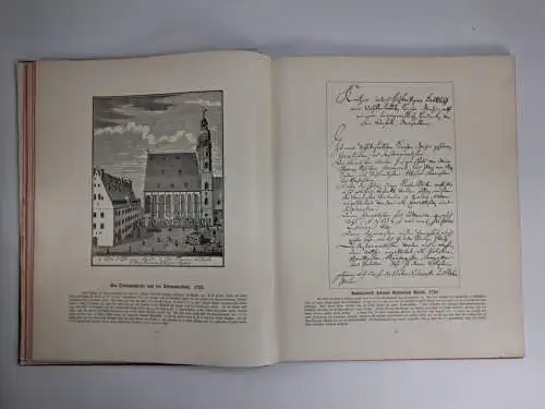 Buch: Bilderbuch aus der Geschichte der Stadt Leipzig, Gustav Wustmann, 1897