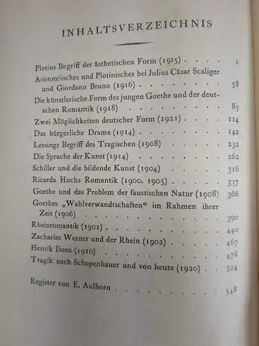 Buch: Vom Geistesleben alter und neuer Zeit, Aufsätze, Oskar Walzel, 1922, Insel