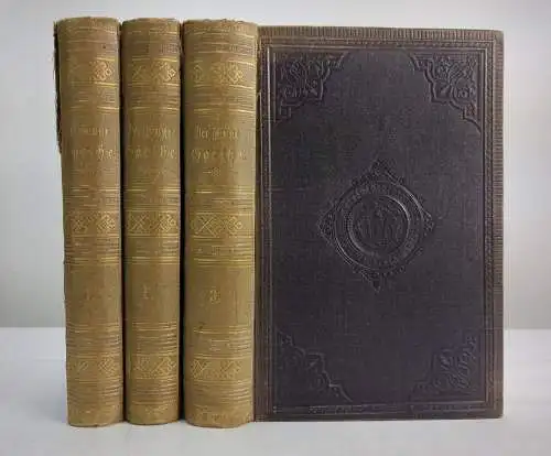 Buch: Der junge Goethe, J. W. von Goethe / M. Bernays, 3 Bände, 1875, S. Hirzel