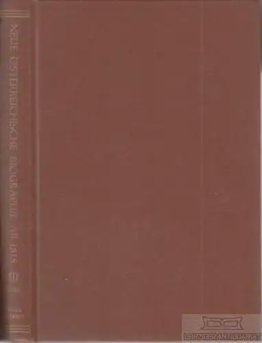 Buch: Neue Österreichische Biographie ab 1815, Große Österreicher. Band III