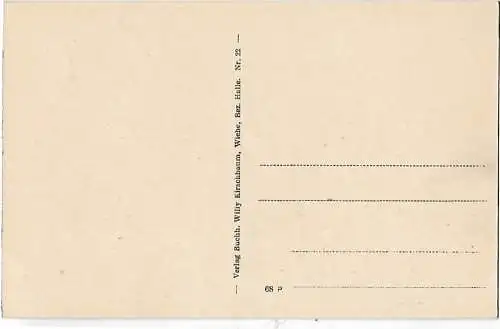 AK Sommerfrische Garnbach bei Wiehe i. Unstruttal. ca. 1916, Postkarte. C 282107