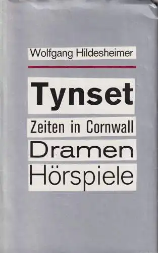 Buch: Tynset, Hildesheimer, Wolfgang. 1978, Volk und Welt Verlag, gebrauc 319134
