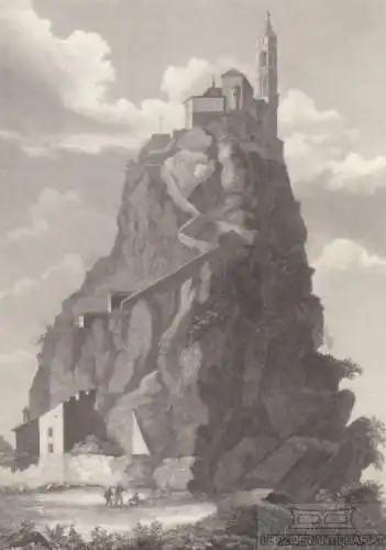 St. Michel. aus Meyers Universum, Stahlstich. Kunstgrafik, 1850, gebraucht, gut