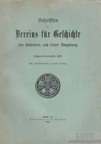 Buch: Schriften des Vereins für Geschichte des Bodensees und... Schaltegger, Fr