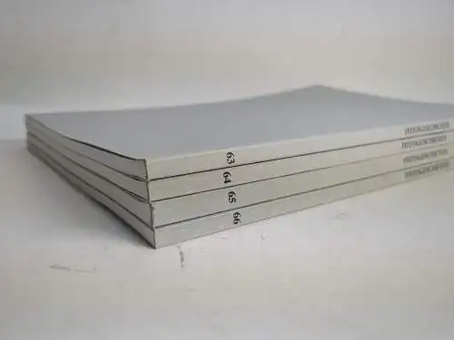 4 Hefte Fotogeschichte Heft 63-66 / 1997, Jahrgang 17, Jonas Verlag, Beiträge...