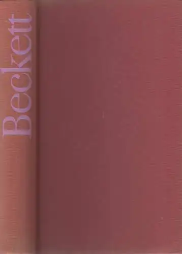 Buch: Stücke - Kleine Prosa, Auswahl. Beckett, Samuel, Deutscher Bücherbund