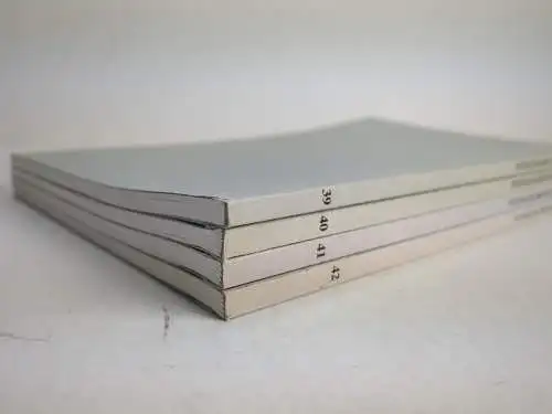 4 Hefte Fotogeschichte Heft 39-42 / 1991, Jahrgang 11, Jonas Verlag, Beiträge...