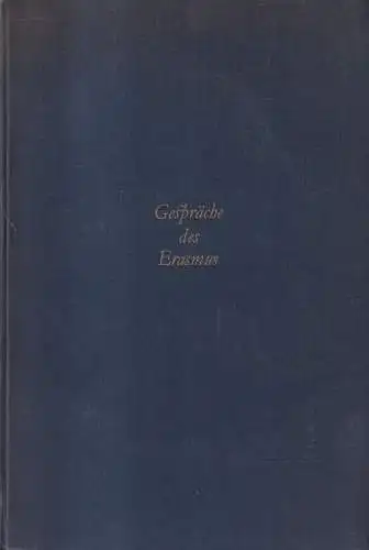 Gespräche Erasmus 1936 schwabe