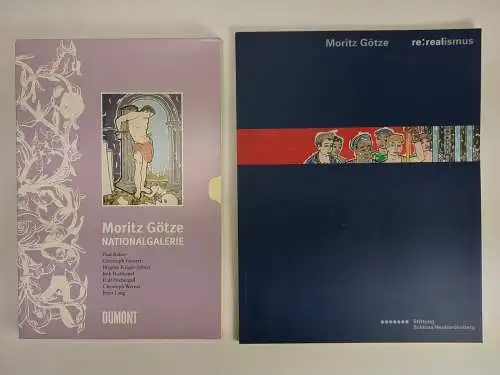 10 Bücher Moritz Götze: Station zu Station; C'est moi; Plakate; Skorbut; Scapa..