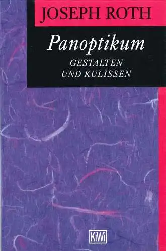 Buch: Panoptikum, Roth, Joseph, 1983, Kiepenheuer & Witsch, sehr gut