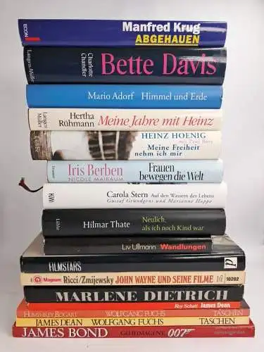 28 Bücher - Großes Buchpaket Film & Schauspieler / Schauspielerinnen