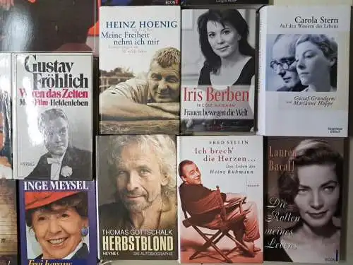 28 Bücher - Großes Buchpaket Film & Schauspieler / Schauspielerinnen