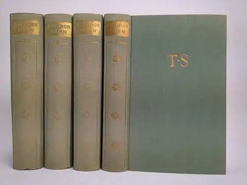 Buch: Theodor Storm - Ausgewählte Werke 1-4, 1948, Georg Westermann, 4 Bände