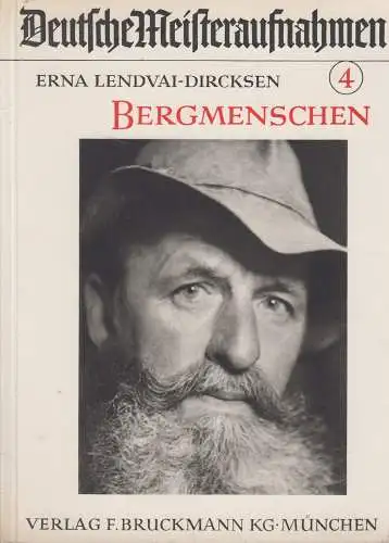 Buch: Bergmenschen, Erna Lendvai-Dircksen, 1927, F. Bruckmann, Fotografie
