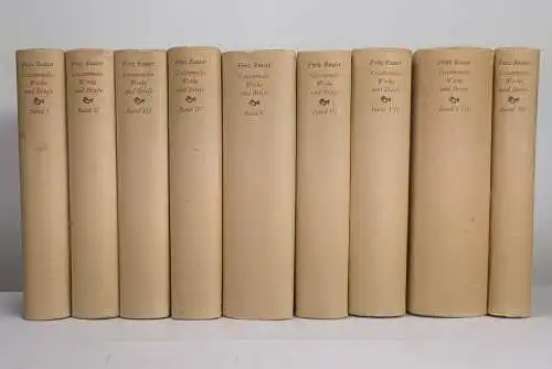 Buch: Fritz Reuter - Gesammelte Werke und Briefe I-IX, 1967, Hinstorff, 9 Bände