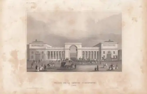 Palais de la Legion D Honneur. aus Meyers Universum, Stahlstich. Kunstgrafik