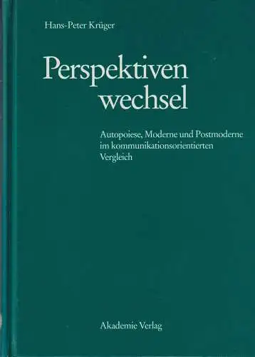 Buch: Perspektivenwechsel, Krüger, Hans-Peter, 1993, Akademie Verlag