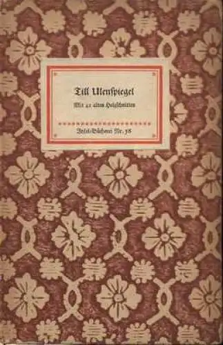 Insel-Bücherei 56, Ein kurzweilig Lesen vom Till Ulenspiegel, Kleukens. 1950