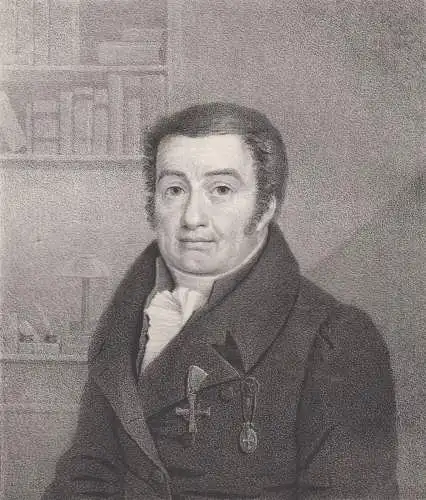 Lithografie: Dr. Heinrich Gottlieb Tschirner, um 1836, Eduard Pietzsch & Comp