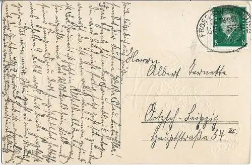 AK Herzlichen Glückwunsch zum Geburtstage, ca. 1929, Postkarte. Geburstagskarte