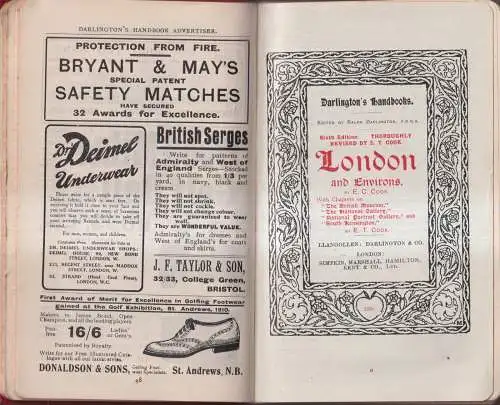 Buch: Darlington's London and Environs, E. C. Cook, Simpkin, Marshall, Hamilton