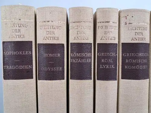 Buch: Dichtung der Antike, Hans Kleinstück, 1959, Volksverlag Weimar, 11 Bände
