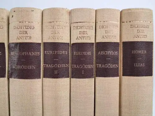 Buch: Dichtung der Antike, Hans Kleinstück, 1959, Volksverlag Weimar, 11 Bände