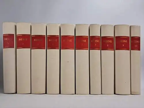 Buch: Heinrich Heine - Werke und Briefe in zehn Bänden, 1972, Aufbau, 10 Bände