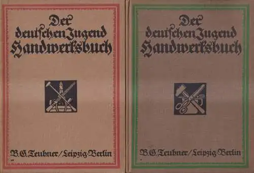 Buch: Der deutschen Jugend Handwerksbuch, Band 1+2, L. Pallat, Teubner, 2 Bände