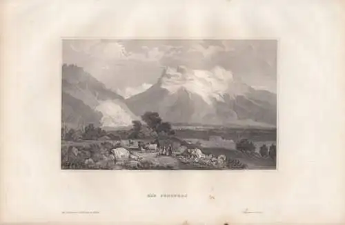 Die Jungfrau. aus Meyers Universum, Stahlstich. Kunstgrafik, 1850