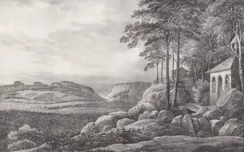 Lithografie: Der Brand, 1836, Eduard Pietzsch & Comp, Ansicht, Saxonia, Grafik