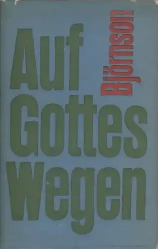 Buch: Auf Gottes Wegen, Björnson, Björnstjerne. 1965, Roman, gebraucht, gut