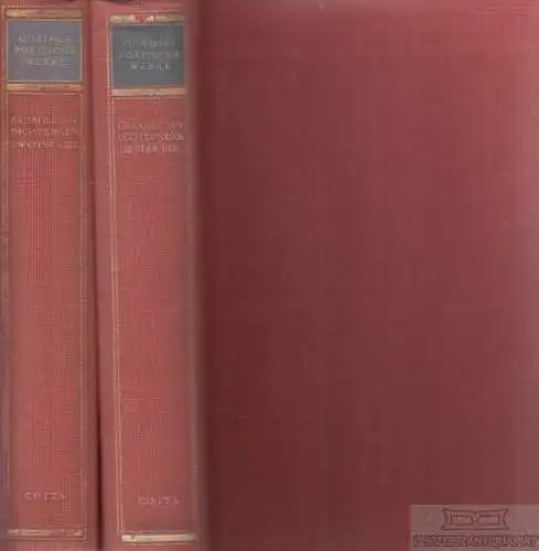 Buch: Goethes poetische Werke. Vollständige Ausgabe. Sechster und... Goethe