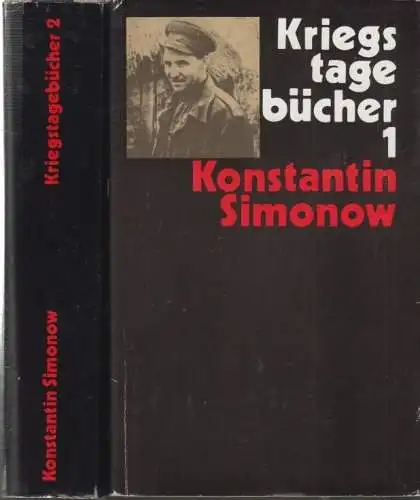 Buch: Kriegstagebücher. Zwei Bände, Simonow, Konstantin. 2 Bände, 1982