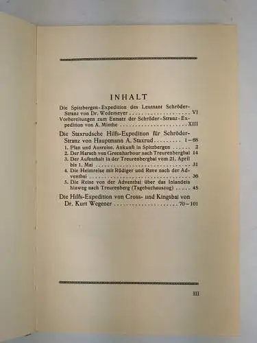 Buch: Die Expedition zur Rettung von Schröder-Stranz und seinen Begleitern, 1914