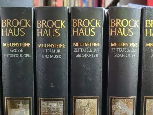 Buch: Brockhaus Meilensteine Chronik der Weltgeschichte, 17 Bände + Audio Pen