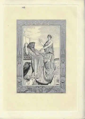 Radierung: Jupiter und Venus. Blatt 9, Klinger, Max. Kunstgrafik, 1880