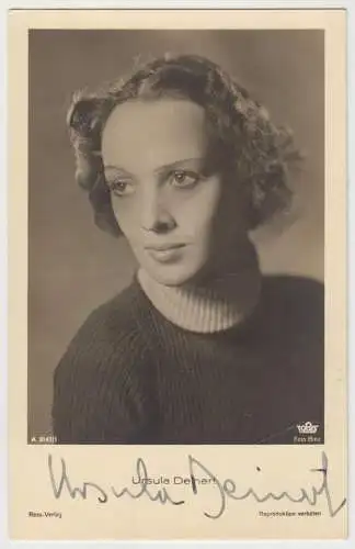 Autogrammkarte: Ursula Deinert, signiert!, Original Autogramm, Tanz, Ballett
