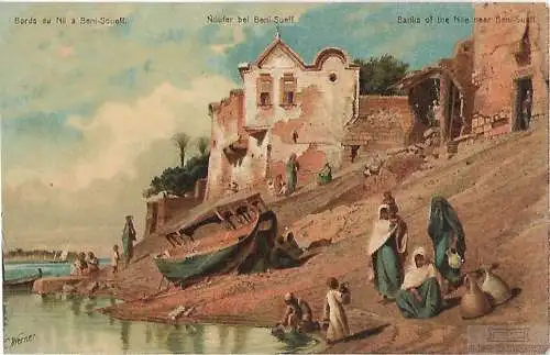 AK Nilufer bei Beni Sueff. ca. 1905, Postkarte. Nr. 1413, ca. 1905