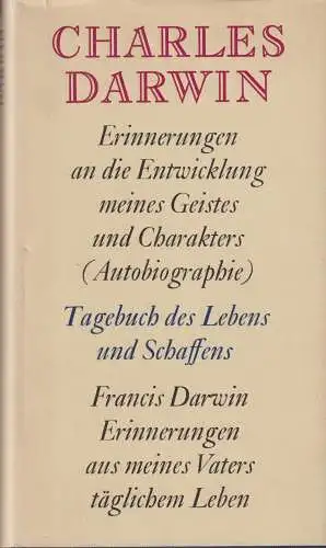 Buch: Erinnerungen an die Entwicklung meines Geistes und Charakters..., Darwin