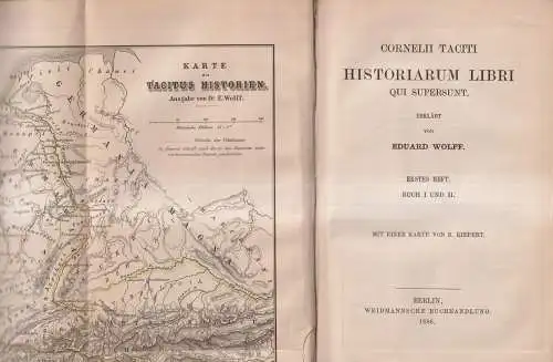 Buch: Cornelii Taciti Historiarum Libri qui supersunt, Buch I bis V. E. Wolff